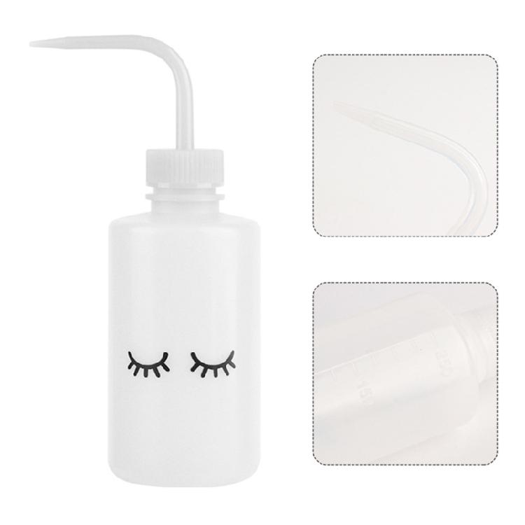 Eyelash Cleansing Bottle Plastic Lash Washer Bottle Leakproof Water Squeeze Dropper Easy Control Nozzle