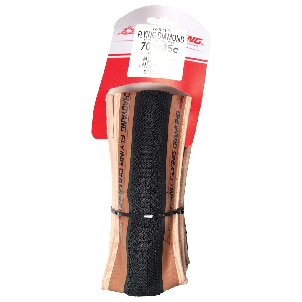 CHAO YANG Clincher Tire [FLYING DIAMOND] 700×35C Skin Side Puncture-resistant