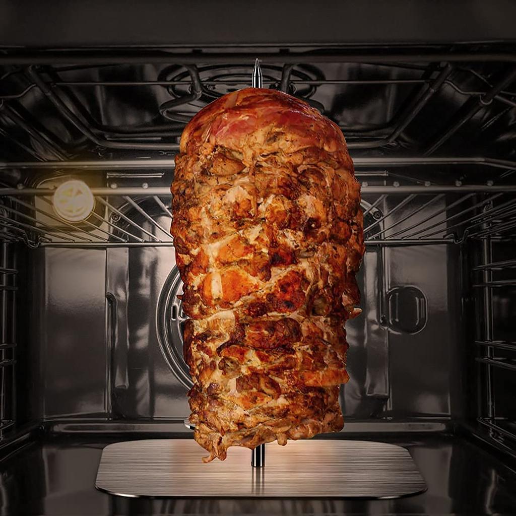 Vertical Skewer for Barbecue Grill Vertical Barbeque Grilling Rack for Meat Steak Whole Chicken