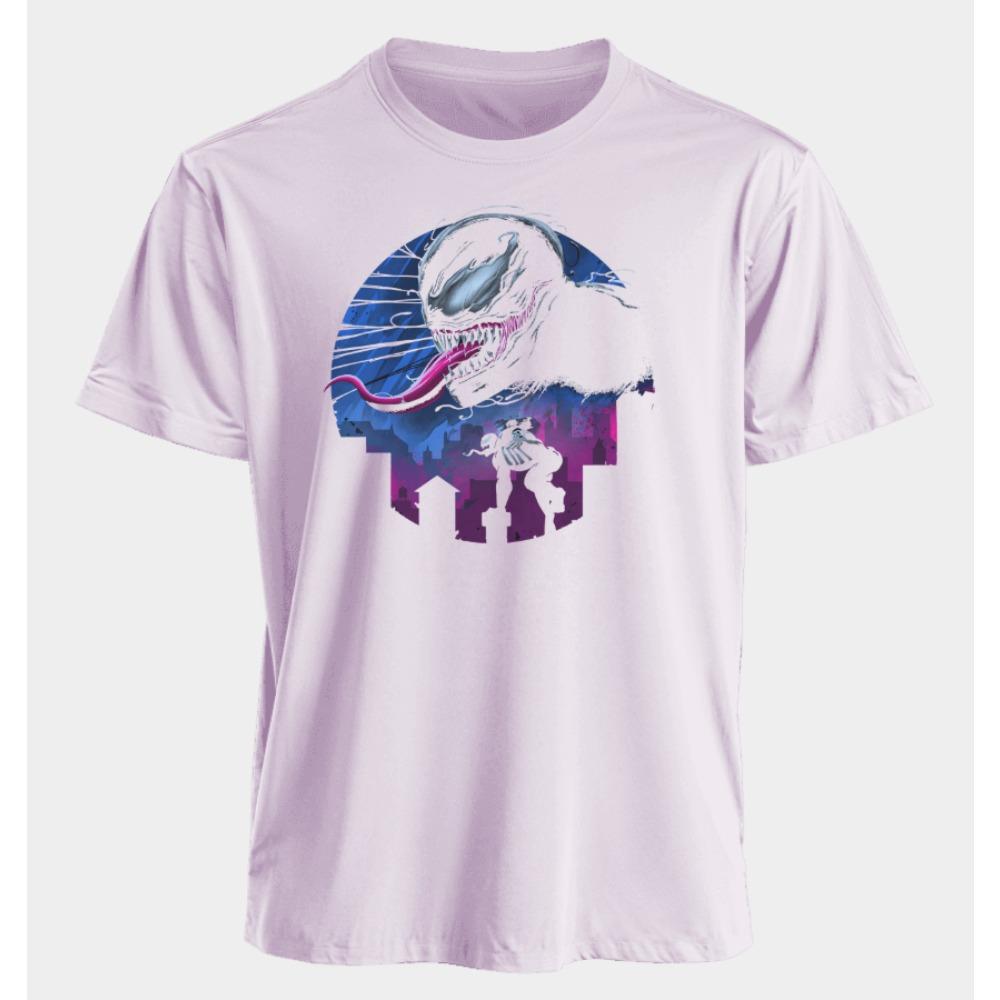 Men's and Women's T-shirts Venom Summer American Spring and Autumn Classic Casual Sports Punk Oversized Short-sleeved