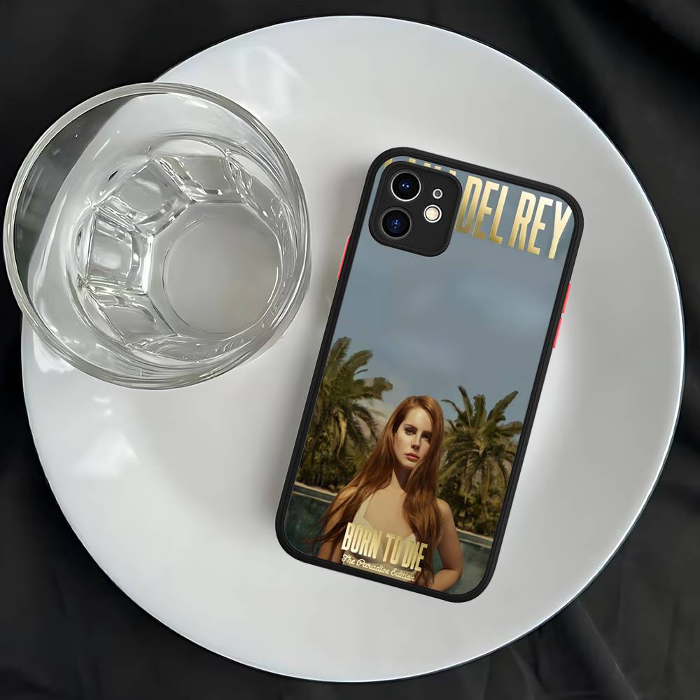 

Singer Lana Del Rey Phone Case For iPhone 13 12 X XS MAX Pro Max 16 15 11 14 Pro Max Shockproof Matte Cover iphone 16