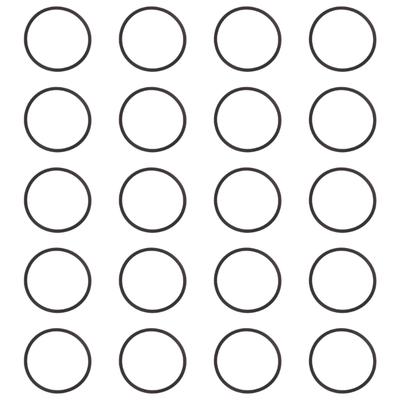 20 PEÇAS Elásticos de Motor de Longa Duração Textura de Borracha para Unidades de Disco Máquinas de Rolo Manutenção de Umidificador Substituição