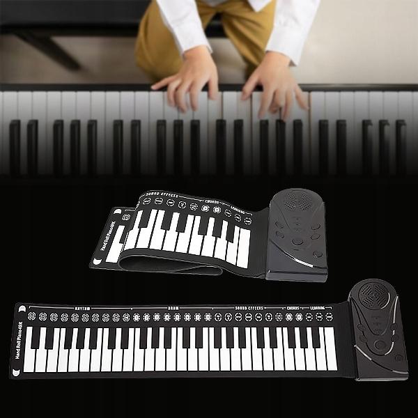 Tragbares Elektronikklavier mit Silikon-Roll-Up-Tastatur 49 Tasten