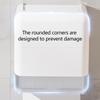 Bathroom Tissue Storage Box Large Capacity Plastic Waterproofed Design Wall Mounted For Bathrooms