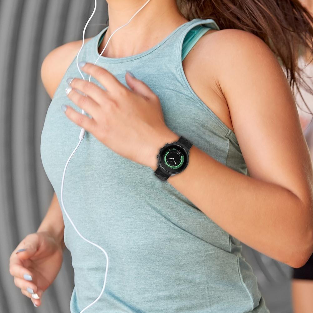 Silikonarmband Kompatibel für Suunto 9 Smartwatch GPS SUUNTO 9 Baro Sport Handgelenk HR Ersatzband