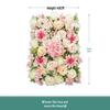 Qixi Festival Rose Flower Wall: Simulated Floral Background for Photography, Indoor Decor, and Wedding Celebrations