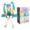 17 Styles Hatsune Miku Handmade Cherry Hatsune Miku Devil Hatsune Miku Handmade PVC Model Desktop Decoration Animation Toy Gift
