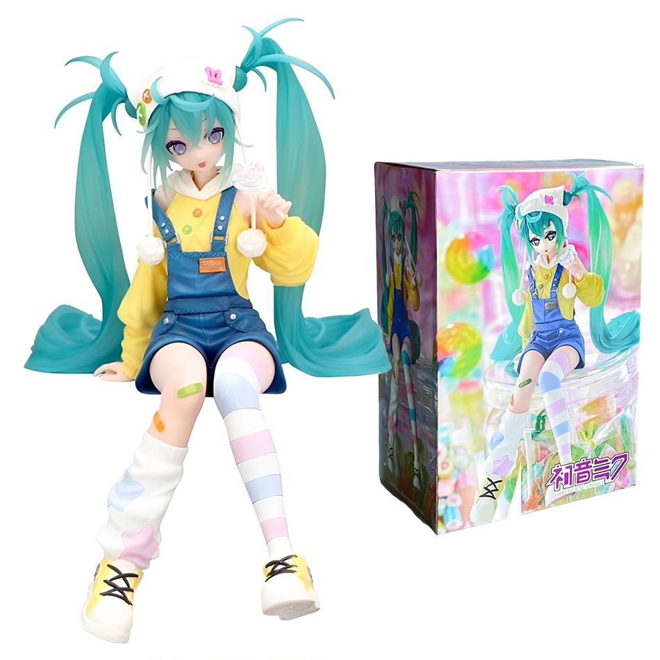 17 Styles Hatsune Miku Handmade Cherry Hatsune Miku Devil Hatsune Miku Handmade PVC Model Desktop Decoration Animation Toy Gift