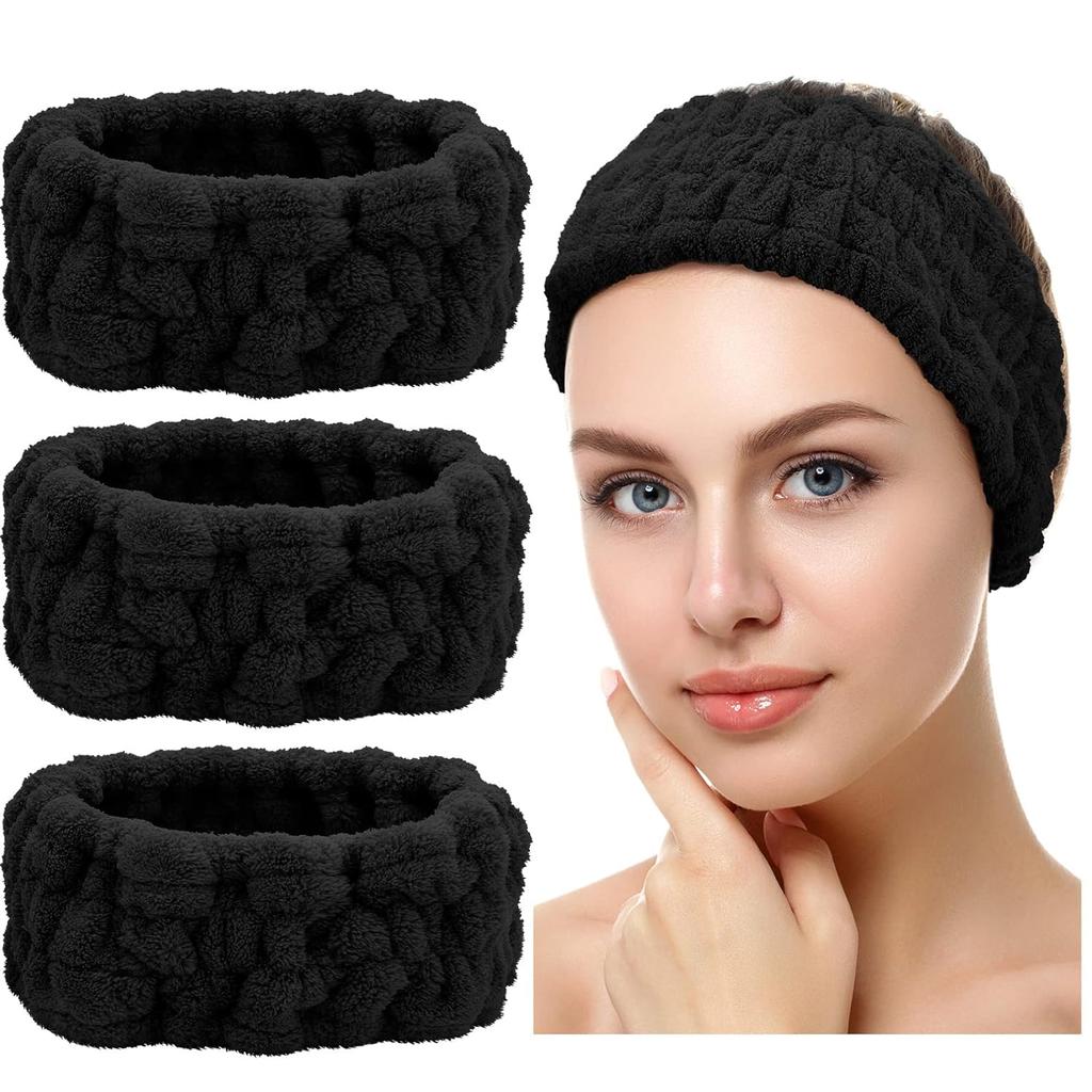Face Wash Headband Makeup Single Circle Coral Velvet Hair Cover Sports Yoga Hair Accessory For Women