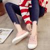2025 Women's Casual Slip-On Canvas Shoes - Versatile White Flats
