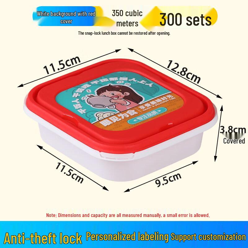 Qiwei Disposable 1000ml Rectangular Takeaway Container