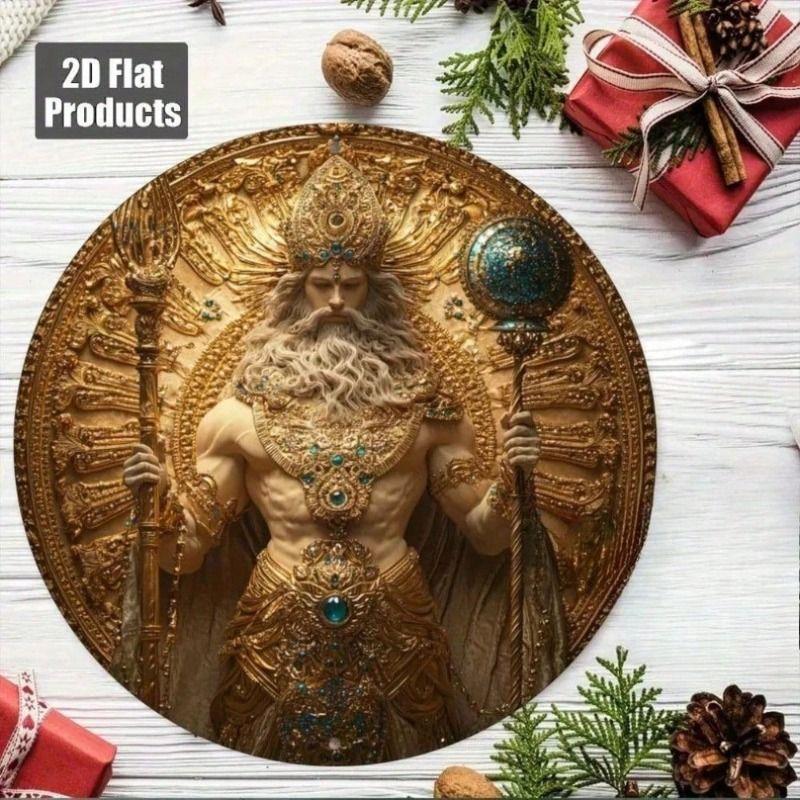 

Vintage Metal Wall Poster Square for Home Garden