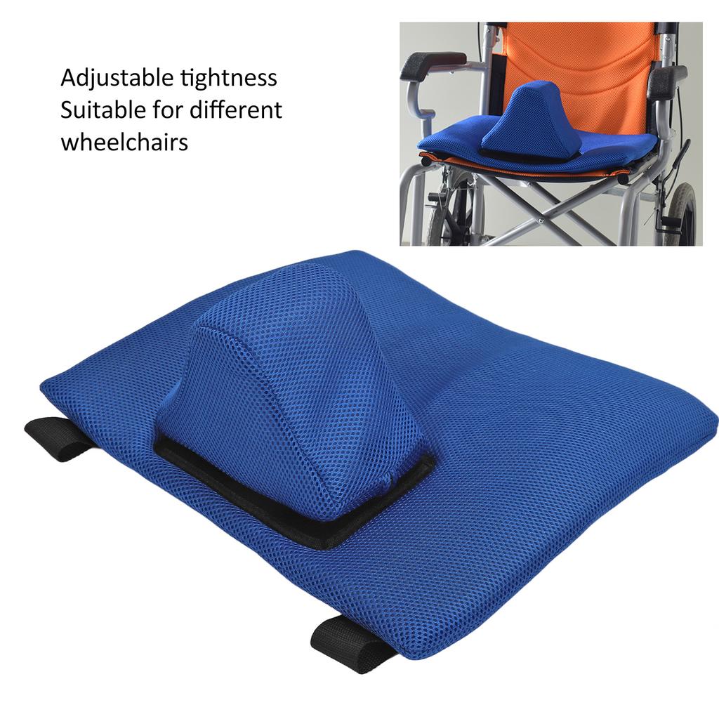 Polštář na invalidní vozík Prodyšná síťovina Houba Proti dekubitům Proti tlaku Odnímatelný Pratelný Polštář na invalidní vozík Omezovač sedadla