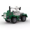 MOC City Mini Car Tractor Snowmobile Camper Van Fiated Taxi Truck Head Speed Vehicles Sets Building Blocks Toys Christmas Gift