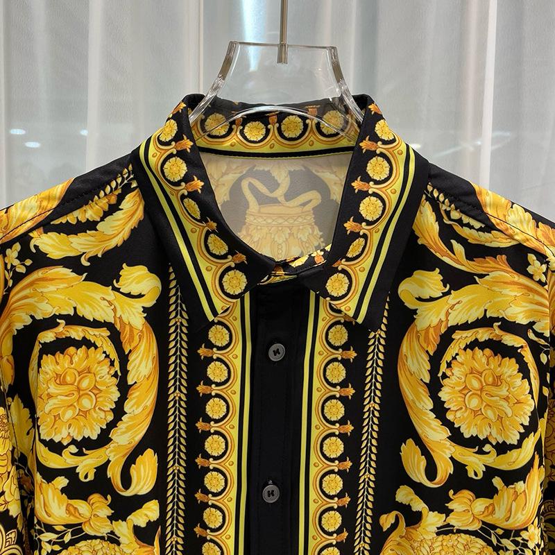 Herren-Cardigan Frühling 2025: Trendiger europäischer & amerikanischer Digitaldruckstil