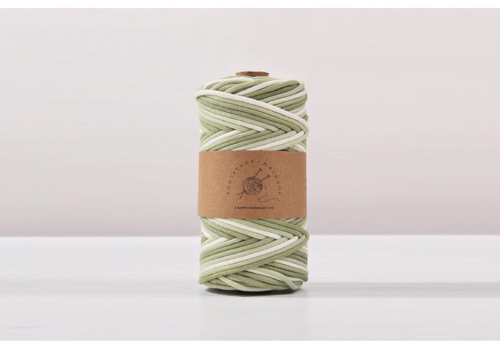 100 Yards 3mm Gradient Color Cotton Core-Spun Rope for DIY Projects