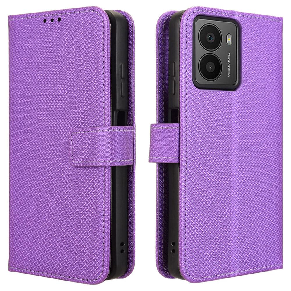 For HMD Fusion 5G Case PU Leather Diamond Texture Wallet Phone Cover