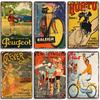 Segno di Latta Metallico Bicicletta Arrugginita Piatto Decorativo Casa Bar Studio Segni Metallici Poster Metallico Vintage Targhetta Metallica da Viaggio Piatto da Parete