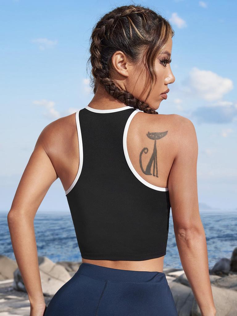 Women Sleeveless Yoga Vest Breathable Beauty Back Sports Fitness Tank Top Gym Running Vest