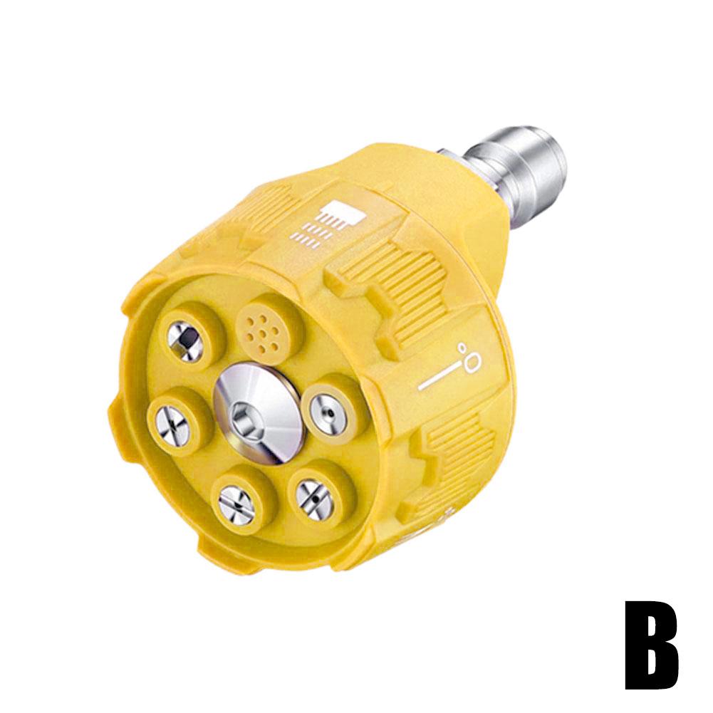 

Универсальная 1/4-дюймовая 6-в-1 быстросменная насадка, регулируемая 0, 15, 25, 40 градусов, насадка для мойки высокого давления, для сада, автомобиля, 1 шт.