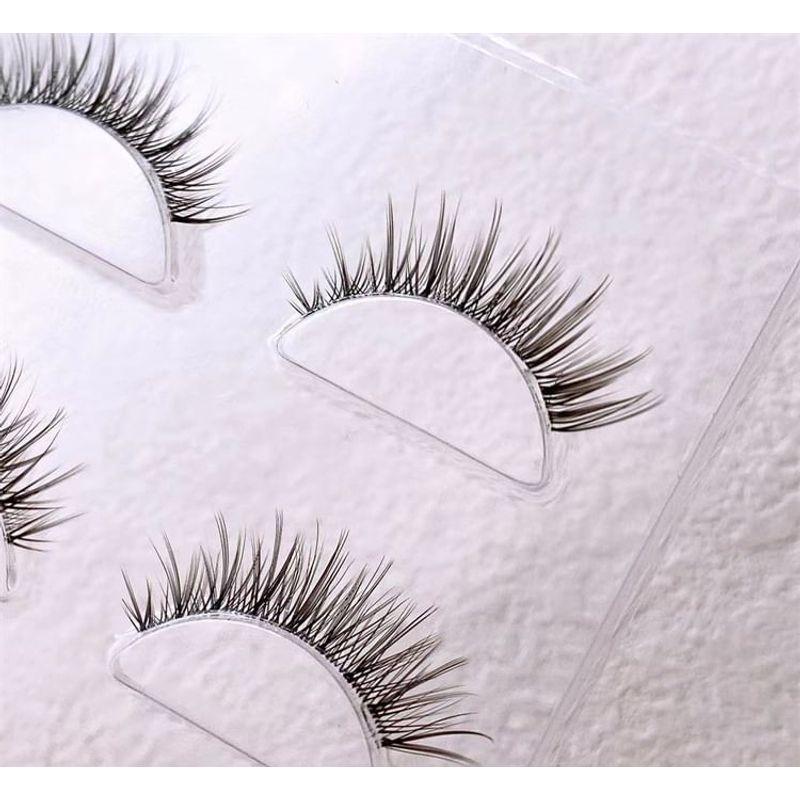 Mogugu - Set of 3 Pairs: Natural Wispy False Eyelashes