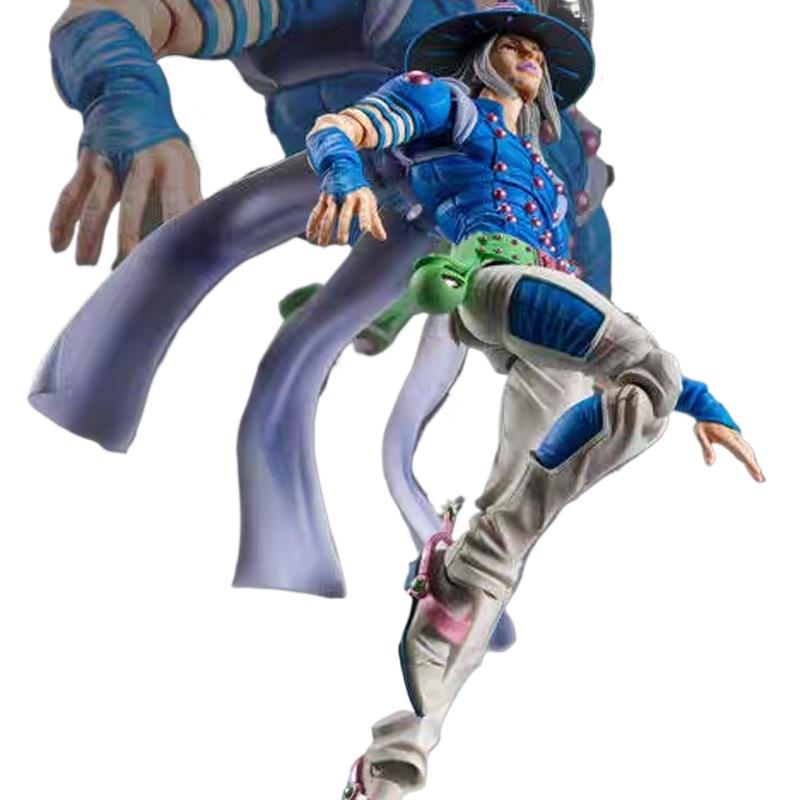 Super Action Statue Bizarre Adventure Steel Ball Run Gyro Zeppeli Collectible Figure - In Stock Room Desktop Decoration Figure
