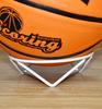 Lakers Size 5 & 7 Ball Display Stand for Basketball, Football, Volleyball – Iron Ring Base