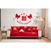 Festive Big Red Sofa Cushion, Suitable for All Seasons, Wedding Room Decoration, Cover Cloth, Wedding Non-slip Cover