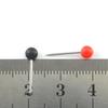 50PCS/Bag Colorful Plastic Fishing Pin Position Mark Bead Needle Pin Dia. 4MM for Fishing Line Wire Fishing Tackle Accessory