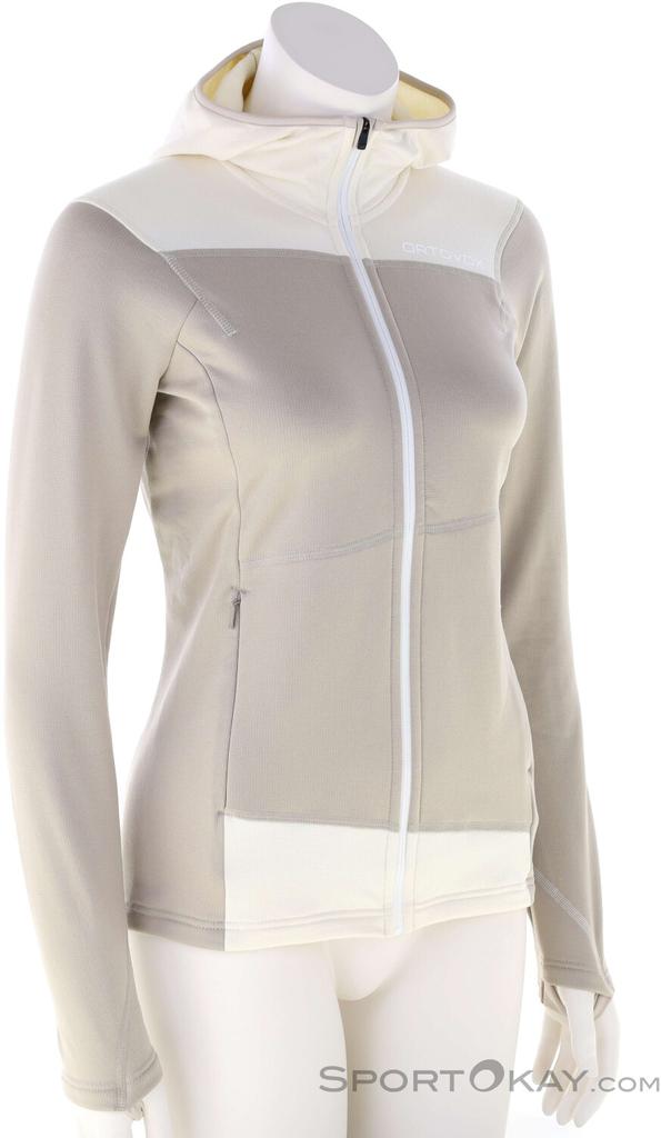 Jacket Ortovox Fleece Light Hoody W (87121) Gray Sand