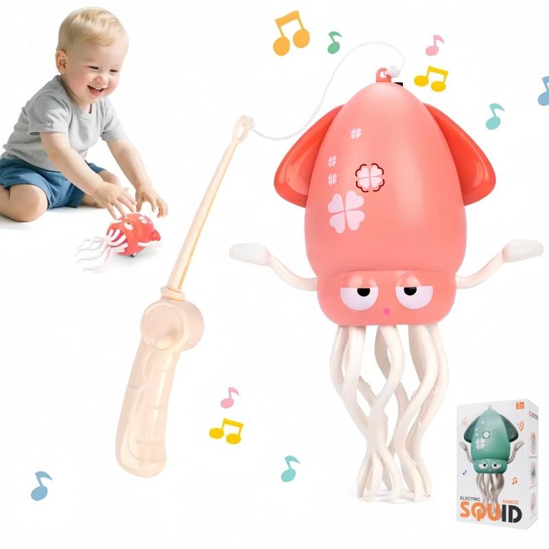 Fun Dancing Octopus, Magic Musical Squid with Light-Up Crawling Moves Other розовый