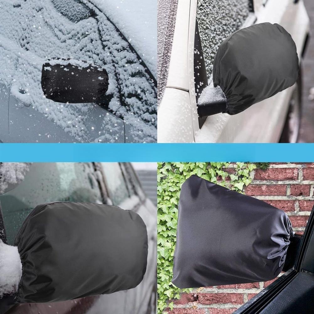 4Pcs Car Rearview Mirror Cover Common Waterproof Side Mirror Covers For Most Cars And SUVs Versatile Rearview Mirror Cover