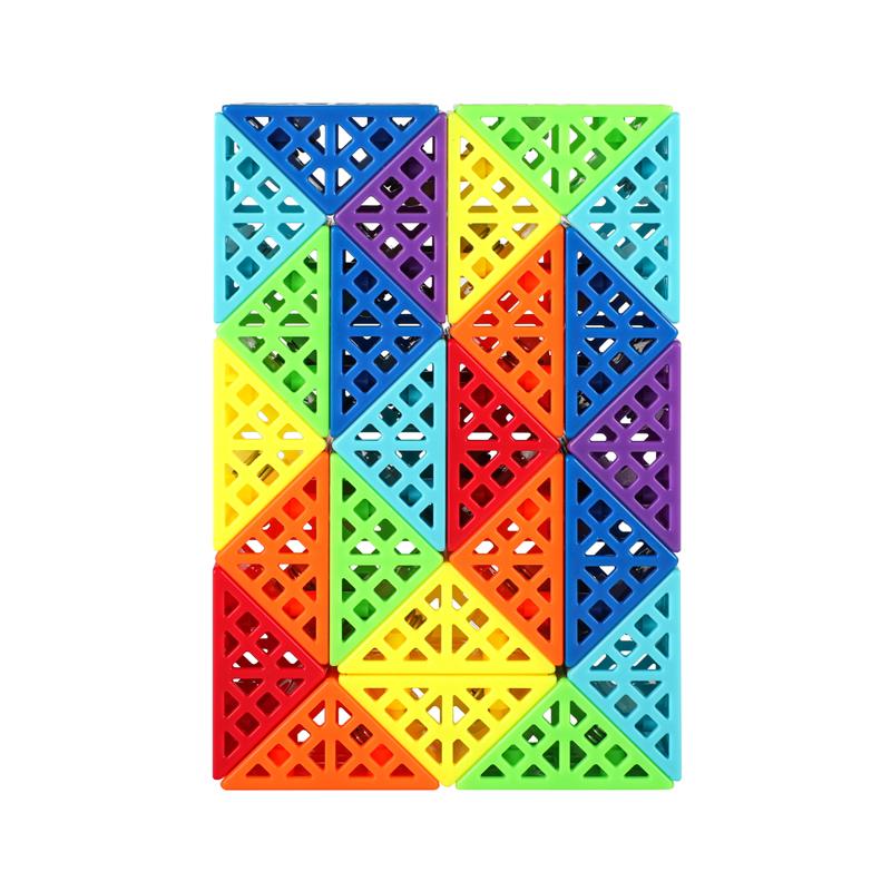 

sengso Magic Snake Cube | Fidget Snake Travel Toys | Great Gift for Kids Birthday, Christmas, Stocking Stuffers- 24 Blocks
