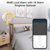 Wifi Intelligenter Sirenensensor Akustischer und visueller Alarm 90 dB lauter Alarm APP Fernbedienung Zuhause
