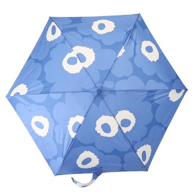 Marimekko Unikko manueller Faltschirm, Blau, 94136 531
