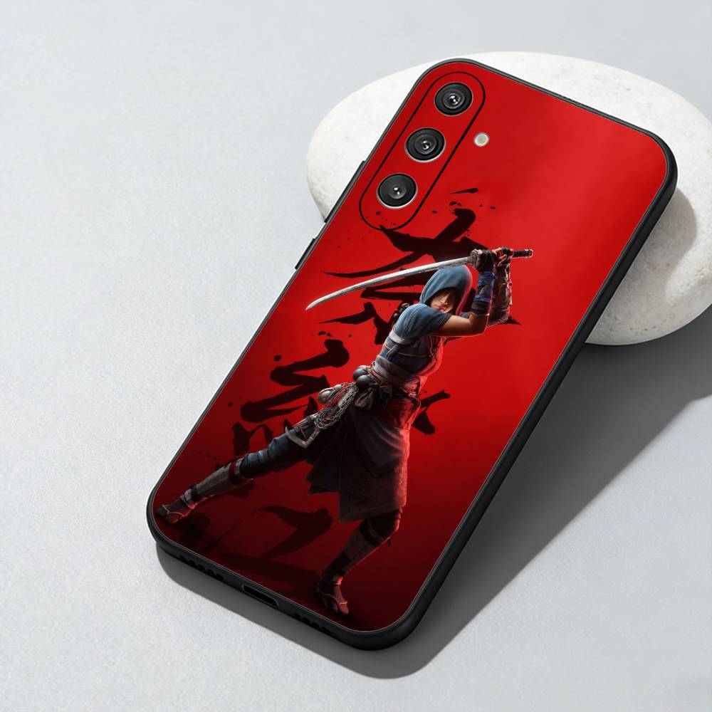 A-Assassins Creed S-Shadows Naoe and Yasuke Phone Case For Samsung Galaxy A73,A72,A71,A70,A52,A51 Others Soft Black Cover