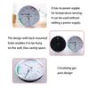 Wall Mounted Temperature Humidity Measurement Meter Clear Scale Steam Room Thermometers Hygrometer Gauge for Sauna Room