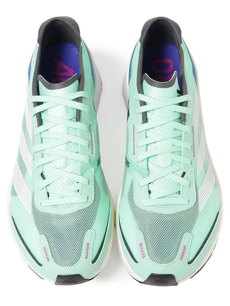 Adidas Adizero Boston 11 Running Pulse White Size cm Men's Shoes, LWE89, Mint/Footwear White/Crystal (GV9064), 25.0