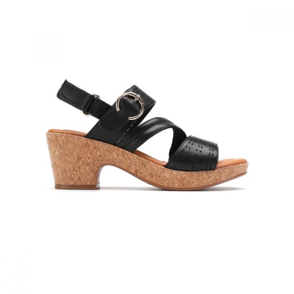 Thom Mcan Women S Comfort Wedge Heel Sandal Siena 01 Black 8tmSr16S1d 225