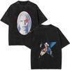 Singer Beyonce Pop Music Album Logo Washed Tshirt Cowboy Carter T Shirts Men Vintage Oversized Tee Shirt Casual Cotton Tshirts
