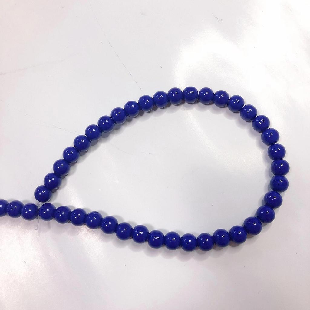 8mm Glossy Porcelain Crystal Beads for Handmade DIY Earrings & Bracelets