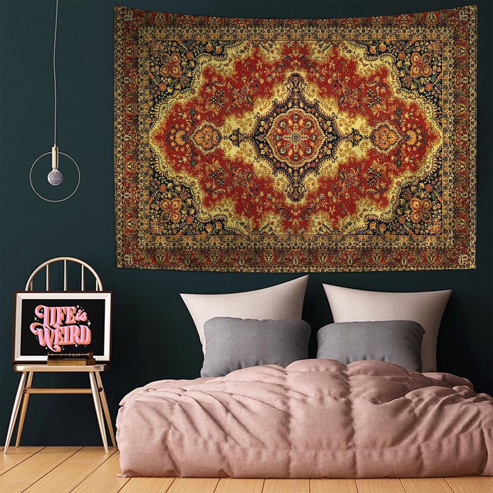 Persian Hanging Bohemian Tapestry Bohemian Wall Tapestries Mandala Kawaii Room Decor