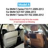 Interior Car Front Seat Leather Backrest Storage Panel Cover For BMW 5 7 GT Series F10 F11 F18 F01 F02 F07 520 523 525 530 730