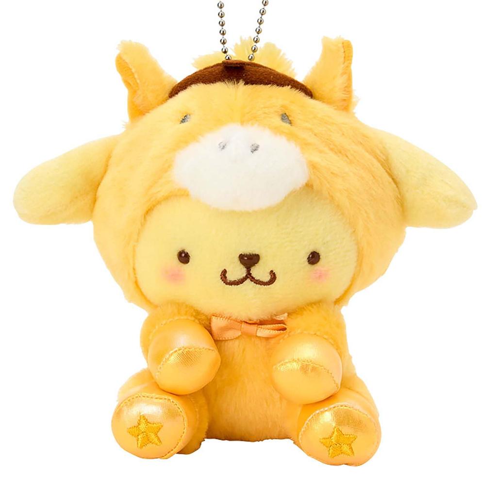 Sanrio Mascot Holder Pompompurin Ages 6 and Up Item 222194 (Zodiac Sign) - - No.