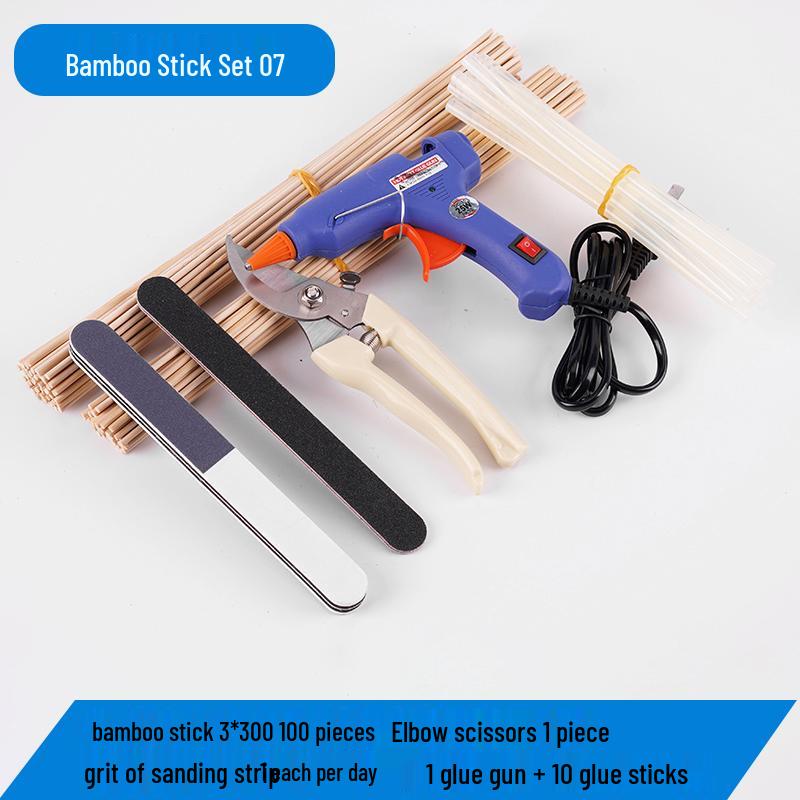 Bamboo and Wooden Craft Sticks: DIY Model Strips and Slices