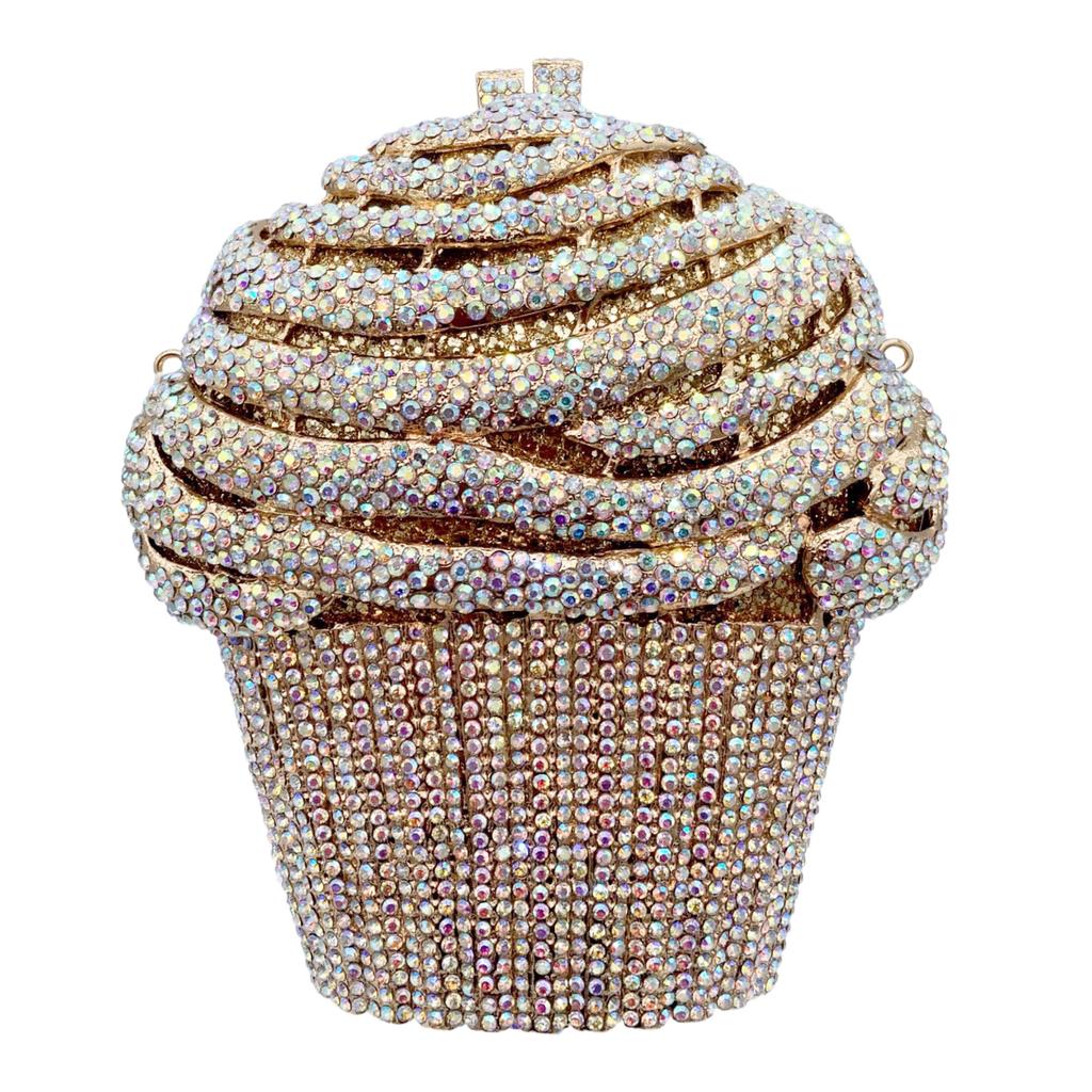 Nouveau Sac de Soirée Pochette Cristal Glace Diamant Rose/Or/Champagne Fête Mariage Sacs à Main Dame Formel Mariage Sacs à Main et Sacs