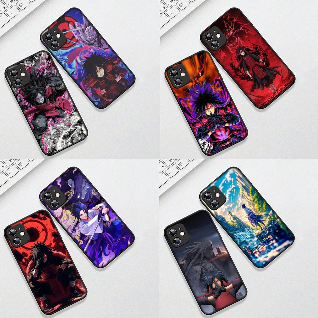 Uchiha Madaras Narutos Sasuke Phone Cover for Samsung Galaxy S23 S22 S21 S20 FE Ultra Plus + S23FE A50 A51 A12 Protective Case
