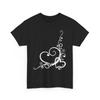 Hearts Love Valentine Unisex Tee Fun Hearts Swirl Design Shirt Valentine's Gift