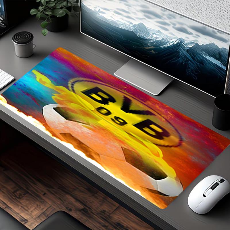 Borussia Dortmund Print Mauspads, für Tastaturpad Laptop PC Matte für Büro Heimgebrauch, Schreibtischdekoration, Perfektes Geburtstagsgeschenk für Gamer