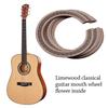 Inlay Guitar Rosette Wooden Guitar Decoration Quality Guitar Decals  electric guitar